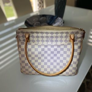 Pre-loved authentic LV FIGHERI DAMIER AZUR PM.